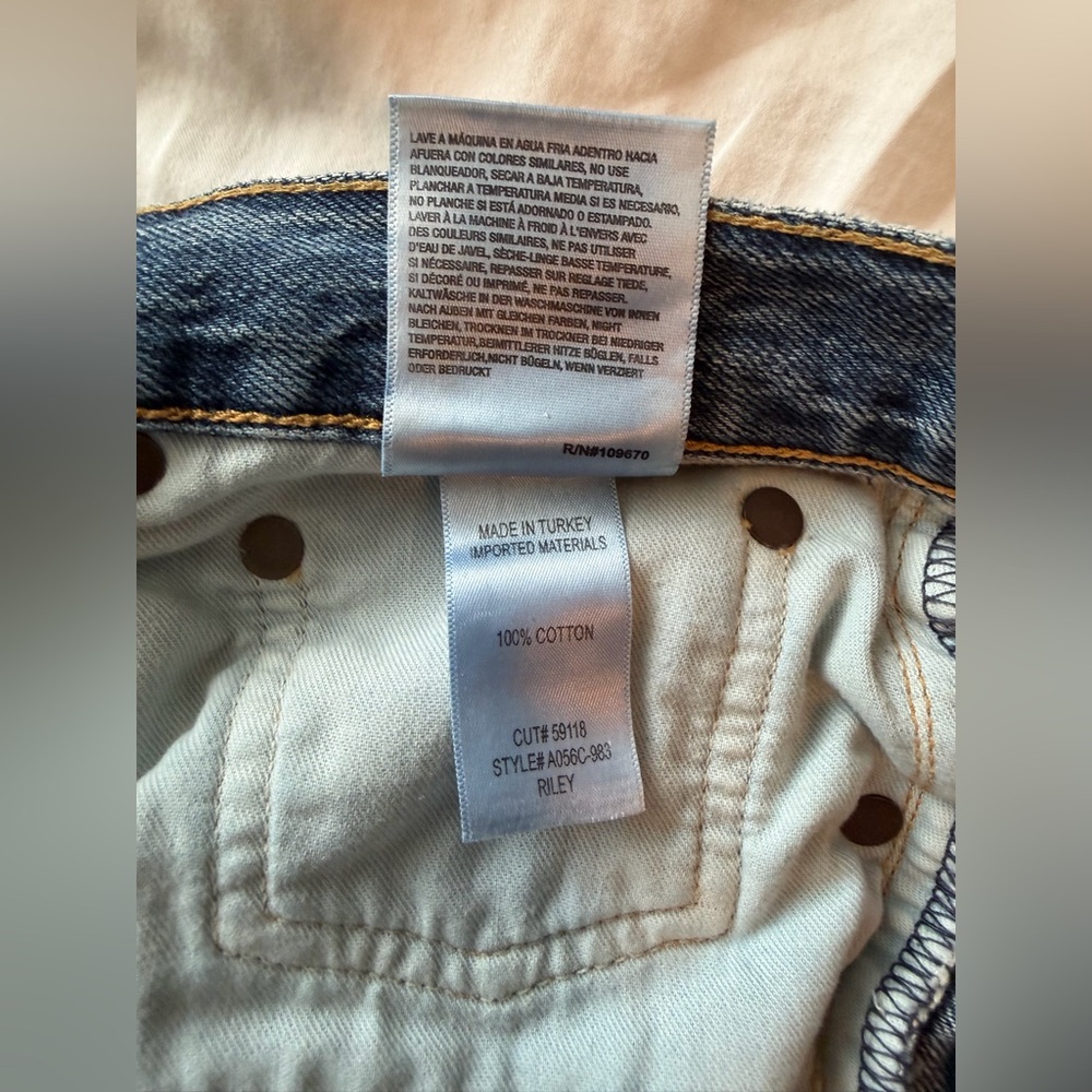 RILEY HIGH RISE STRAIGHT CROP FREQUENCY 29 Worn Once! - Picture 11 of 12